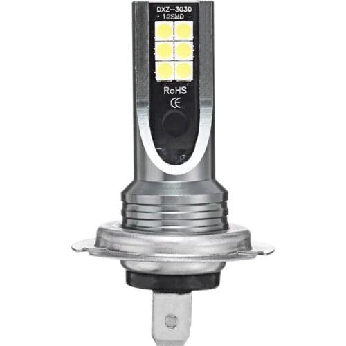 2PCS H7 110W Single/Hi/Lo Beam Car Headlight White LED Fog Lamp Bulb Conversion Kit W/ Aluminum Shell 6000K DC 9-32V 24000LM