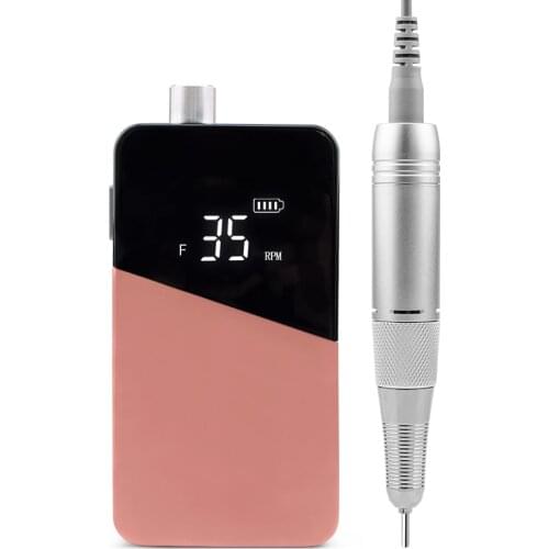 35000RPM Portable Electric Nail Drill Machine Set for Professional Manicure Pedicure Kit Electric Nail File Drill Ceramic Bits