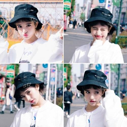80% Hot Sales!! Fashion Iron Hoop Unisex Folding Sunhat Outdoor Cap Sun Protection Bucket Hat