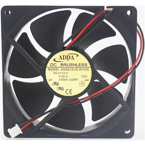 ADDA AD0912US-A70GL 9225 9cm DC 12V 0.3A inverter Cooling Fan