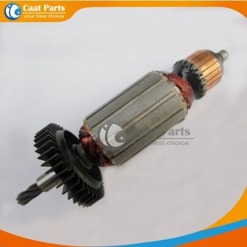 Free shipping! AC 220V 6-Teeth Drive Shaft Electric Hammer Armature Rotor for DeWalt DW561K DW566K, High quality