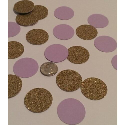 Lavender and Gold Confetti-Table Scatter Confetti Table decor scrapbook favors