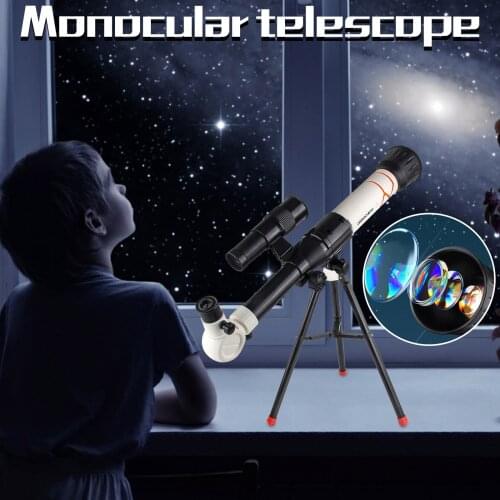 Kids Science Education Astronomical Telescope High-powered Monocular Telescop High-definition Low-light Night Vision Telescope