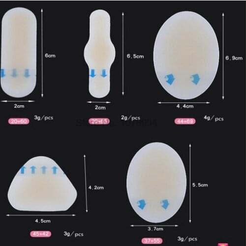 By ems or dhl 200sets 4 pcs/set Foot Care Skin Hydrocolloid Plaster Blister for Heel Protector High Quality new