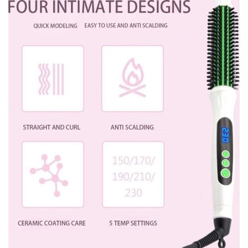 Hair Dryer, Hot Air Brush, Styler and Curling Iron,Hair Straightener, Curling Iron, Comb, Roller, One-Step Ion Blow Dryer Brush