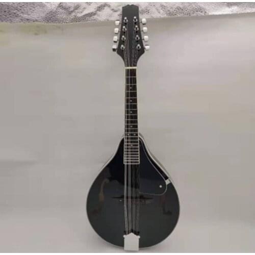 Mandolin 8 Strings Pear Shape Sunset Color Black Adult Gift Musical Instrument MDL02