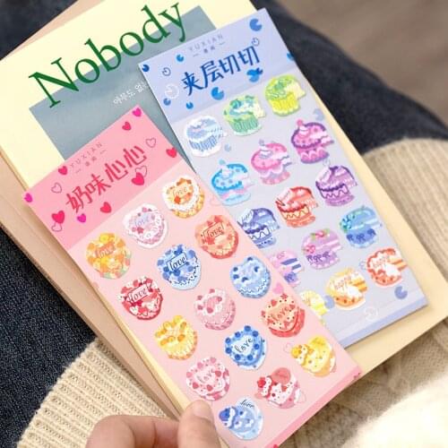 1 pcs Todays Sweet cake series Decorative Stickers Scrapbooking Stick Label Diary Album stationery Sticker Accessories