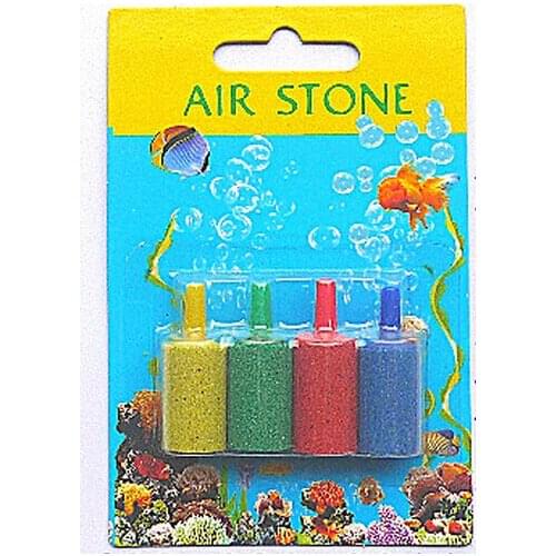 Wholesale 15*25MM Increase oxygen Bubble stone Colorful Air stone 4pcs/set