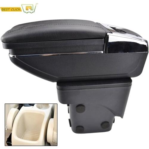 Organizer Content Cushion Cup Holder Soft Top armrest Box For Ford Focus Mk2 2 2005 2006 2007 2008 2009 2010 2011 Interior Parts