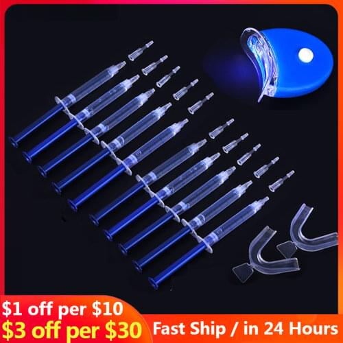 Teeth Whitening 44% Peroxide Dental Bleaching System Oral Gel Kit Tooth Whitener New Dental Equipment 10/6/4/3pcs