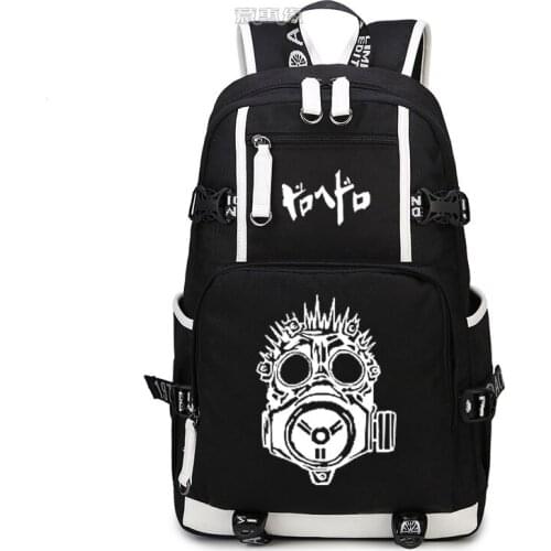 Anime Dorohedoro Backpack hero Cosplay Oxford Bag Schoolbag student Travel Bags
