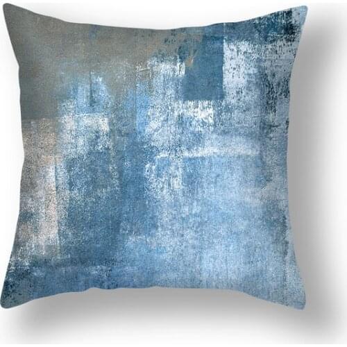 StarBlue-HGS Peach skin velvet microfiber pillow cover geometric elements pillow cover