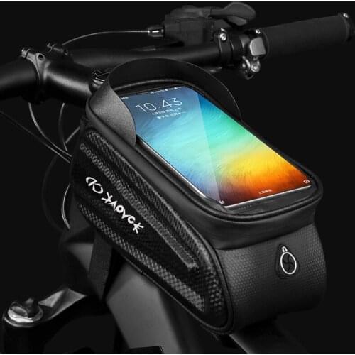 Handlebar Phone Case Touchscreen Bag Ultralight Rainproof Bicycle Bag Frame Front Top Tube Cycling Bag MTB Bike Accessories