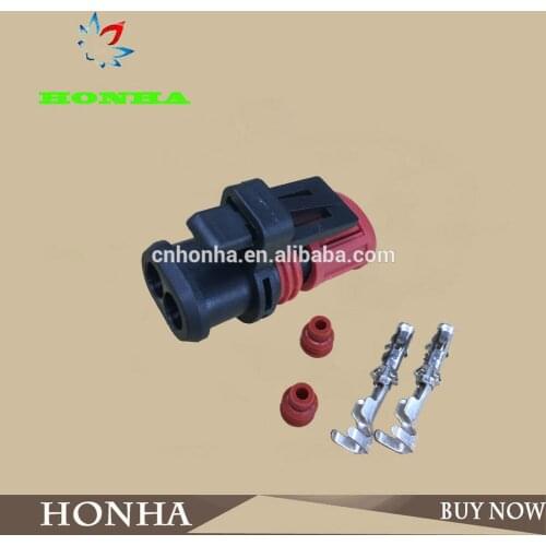 1337245-3 high quality PA66 2pin AMP Tyco Wire Harness Electrical Waterproof Connector Auto Connector