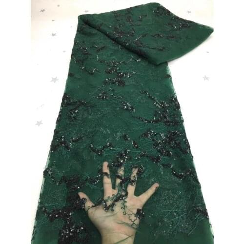 2021 Nigeria High Quality Wedding Lace African Lace Fabric Dubai Bridal Tulle Mesh French Rope Lace Fabric Dress FJ4272