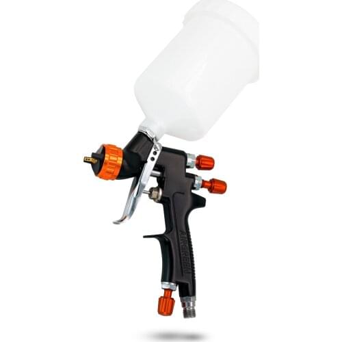 Car Air Spray Paint Gun HVLP Gravity Feed with 1.3mm Nozzle Size and 600cc Cup for Base Coats,Whole Car Spraying，Auto Paint