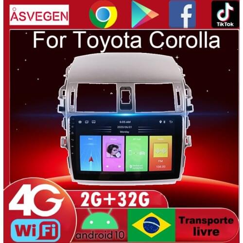 9" Car Radio Fascia Frame For Toyota Corolla Car Dvd Frame Install Panel Dash Mount Installation Dashboard