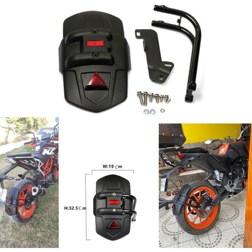 Motorcycle Rear Fender Mudguard License plate Light Holder Support With For KTM Duke 390 DUKE390 DUKE 200 2017 2018