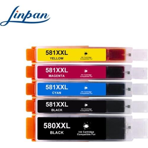 Canon 580 581 PGI-580 CLI-581 PGI580 580XL ink cartridge For canon PIXMA TR7550 TR8550 TR 7550 TS6150 TS6151 TS 6150 printer