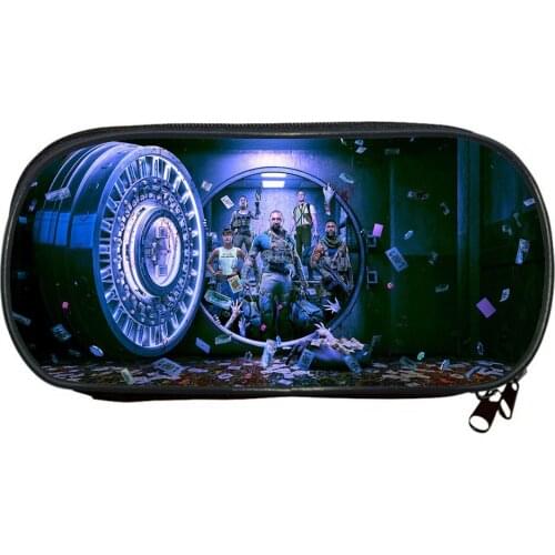 Army Of The Dead Pencil Case Horror Movies Cosplay Student School Stationery Bags Pencil Case Cosmetic Makeup Bag Boy Girl Gift