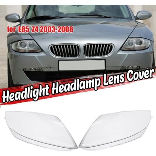 For -BMW Z4 E85 2003-2008 Car Headlight Cover Headlamp Transparent Lampshade Shell Lens Glass