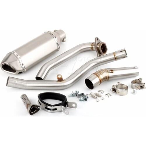 For Honda NC700X NC700S 2012-2020 / NC 700S NC 700X 12-20 Escape Slip-on Motorcycle Exhaust With Decat Pipe Head Link Pipe