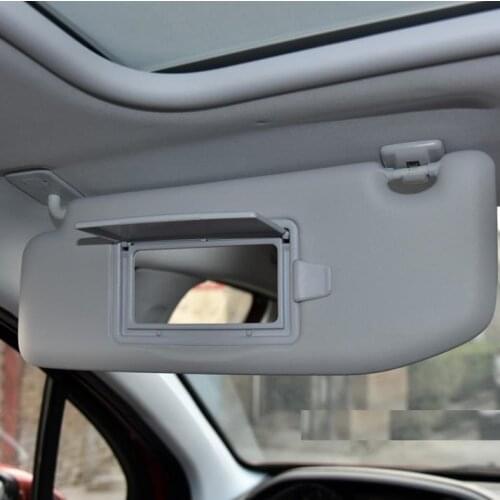 Overhead Console Interior Sunvisor With Mirror Front visor assembly For Peugeot 2008 sun visor Car accessory
