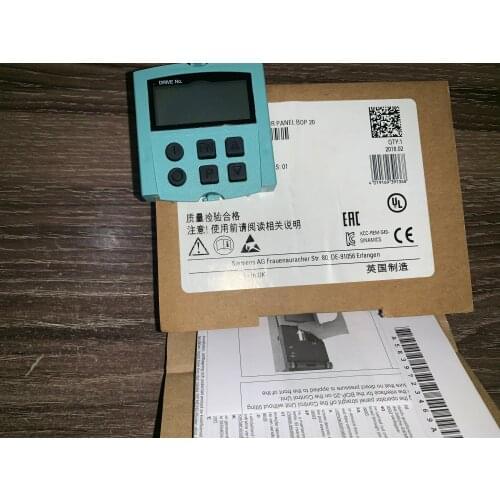 BOP20 operation panel 6SL3055-0AA00-4BA0 is suitable for S120 inverter