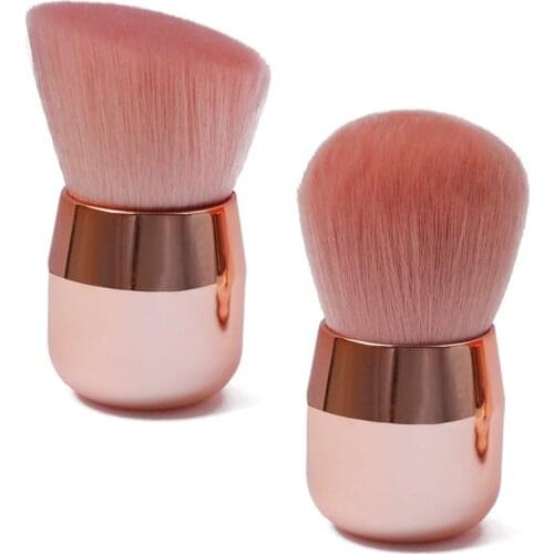 1PC Professional Mushroom Head Makeup Brushes Set Foundation Brushes Powder Blender Brushes Portable Aluminum Make Up Tool