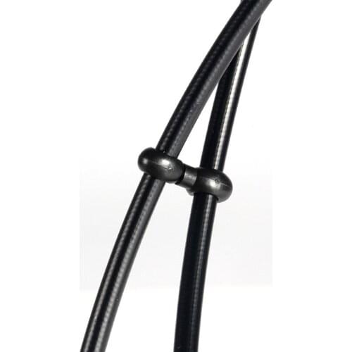 5PCS Rotatable MTB Brake Line C/S Buckle Bike Brake Derailleur Shift Cable Line Tube Pipeline Storage Device Ring Clamp