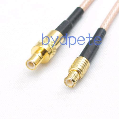 SMB male plug to MCX male plug straight RG316 cable jumper pigtail 4inch~10FT