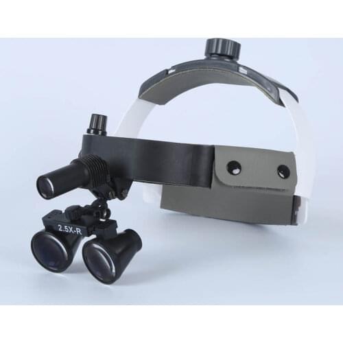 LED Illuminant Surgical Dentistry Headlights Wide Field Dental Magnifying Glass Eye Glasses Orthopedic Spine Magnifier