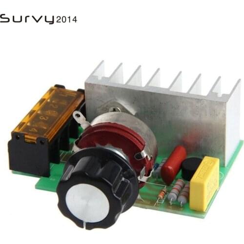 High Quality AC 220V 4000W SCR Voltage Regulator Dimming Dimmers Speed Controller Thermostat for Arduino