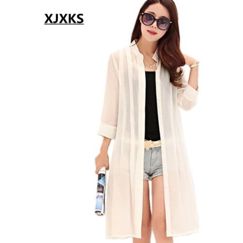 Свободные блузки XJXKS China At AliExpress