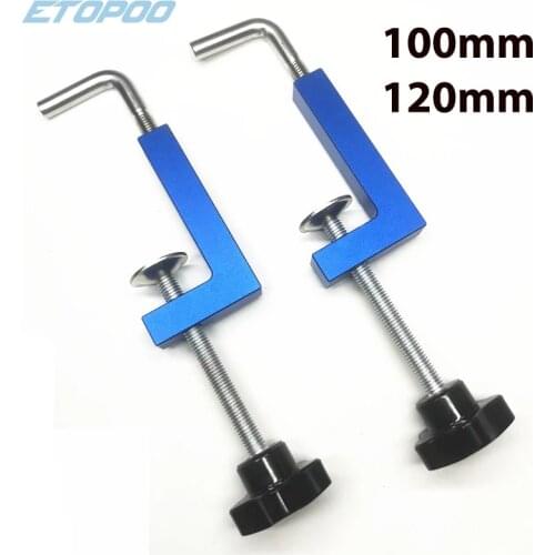 Aluminum Alloy Fence Clamp Woodworking Clamp G Clip Dedicated Fixture Adjustable Frame Fast Fixed Clamp for Woodworking Benches