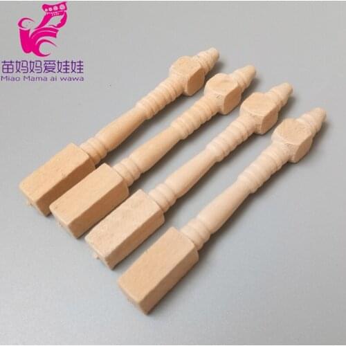 1:12 1:8 Doll house diy furniture accessories table legs table feets doll house door accessory