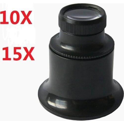 10X + 15X Eye Magnifier Loupe Lens Set Watch & Jeweler Tool Free Shipping