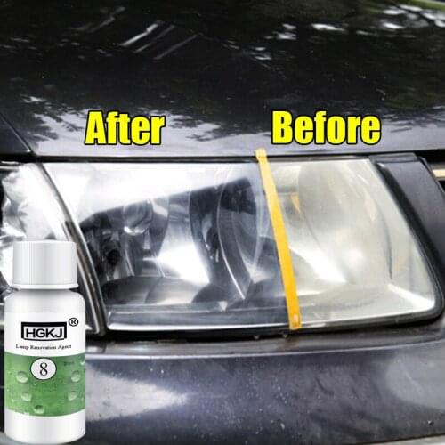 HGKJ-8-20ML Automotive Cleaning Window Cleaner Car Accessories repair headlight agent bright white headlight lamp transformation