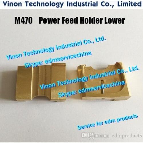 X068D026G51 edm Power Feed Holder Lower M470 for Mitsubishi DWC-SX,CX,FX,RA machine DA886A, DA88600, X068-D026-G51 Lower Power