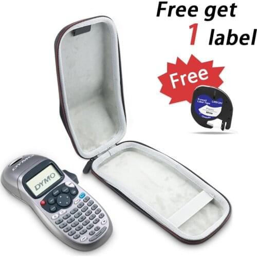Ecowell 1Pcs EVA Label Maker Case for Dymo LetraTag LT-100H LT100H Printer LT 91201 12267 label Portable Travel bag Carrying box