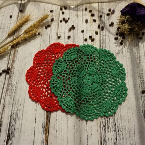 Korean Version Multicolor Creative Knitting Table Placemats Simple And Creative Mug Coaster Heat-resistant Cup Coasters Mat Pad
