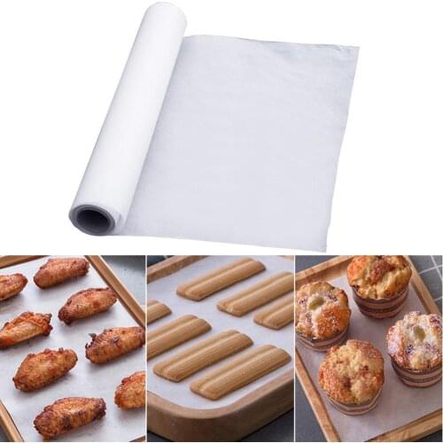 5/10/20/35m Kitchen Greaseproof Non-stick Oven Liner BBQ Baking Cooking Paper NonStick Cookie Sheet Paper Baking Tools