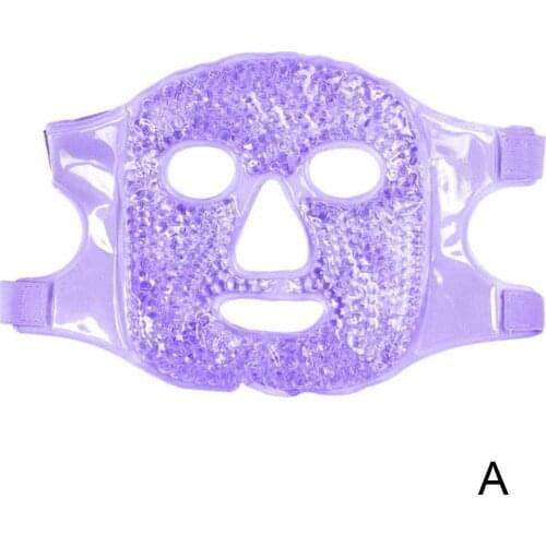 Ice Gel Face Mask Cold Compress Full Face Cooling Therapy Treatment Tool For Relief Skin Sleep Care Mask Beauty Fati T5D0