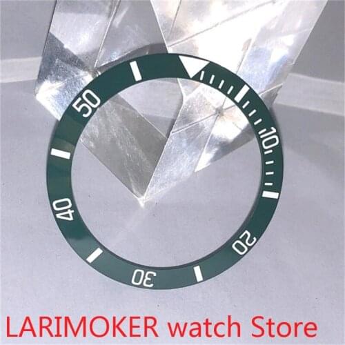 Brand new high-quality 38mm green rotating glass Cyan suitable for 40mm mens watch with automatic winding