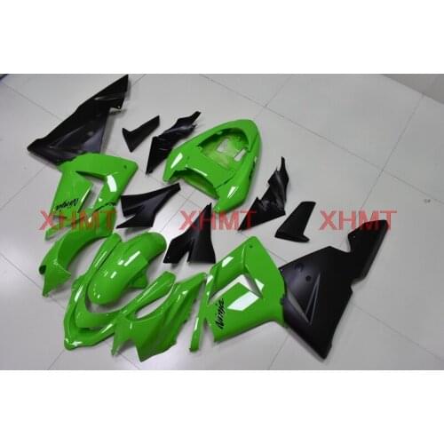 For Ninja ZX 10r 2004 - 2005 Abs Fairing ZX10r 2005 Bodywork ZX10r 2004 Green Black Fairing