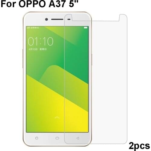 OPPO A37 Tempered Glass 9H High Quality Protective Film Explosion-proof Screen Protector For OPPO A 37 2PCS