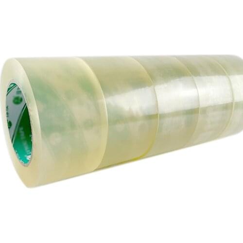 130M Transparent Tape Clear BOPP Adhesive Tape Logistics Express Packaging Tape Courier Box Sealing Tapes 7.2cm/6cm/4.8cm/3.6cm