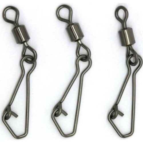 Fishing Accessories Eight-ring Connector Stainless Steel Snap Fishhook Swivels Tackle For Hooks Fishing Accessorries