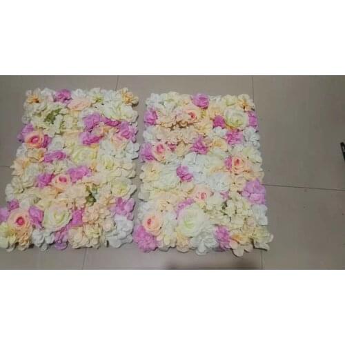 40*60cm Silk Flower Wall Arch Wedding Backdrop Home Gardon Party Shop Display Pony Flower Panel Hanging Flower Mat Background