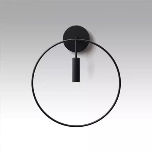 Nordic Wall lamps Modern sconce wall light fixture Stairway LED Light In Post-modern Rustic Antique Edison Glass Spherical Shape